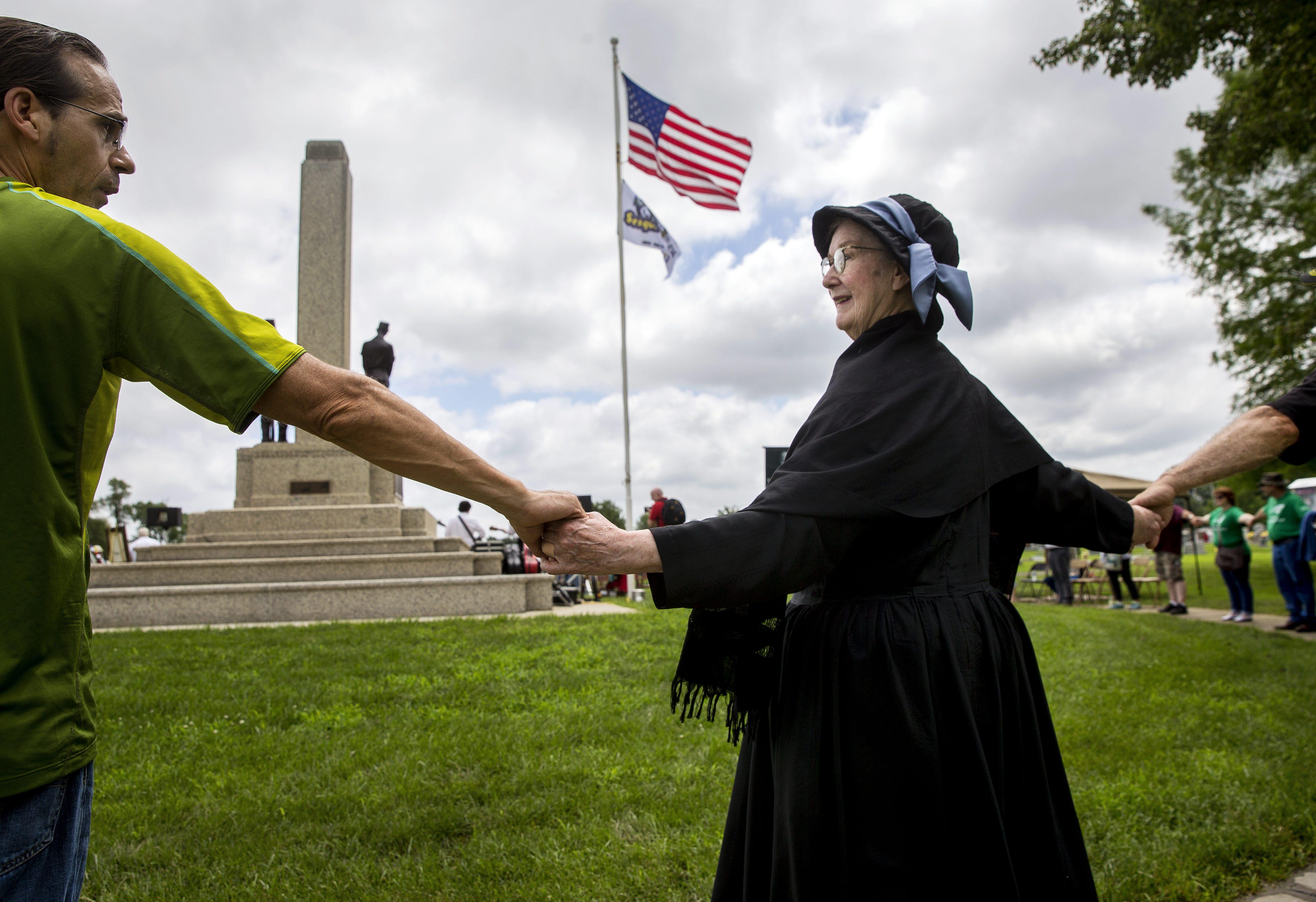Monument To Famous Labor Activist Mother Jones Rededicated In Illinois